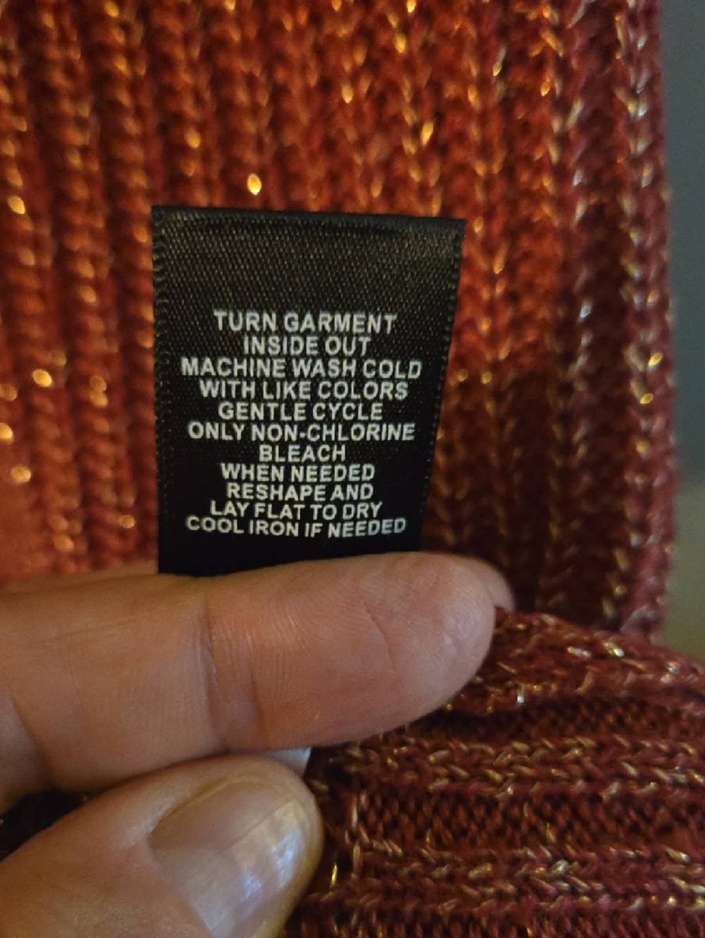 torrid Rust Pink Ribbed Turtleneck Sweater - Picture 5 of 5